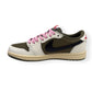 NIKE X TRAVIS SCOTT AIR JORDAN 1 LOW OG SNEAKER MEDIUM OLIVE UK5