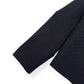 LOUIS VUITTON DAMIER OPEN COLLAR WOOL JACKET BLACK 48 / S