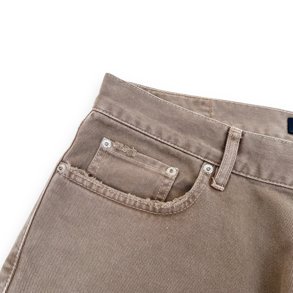 BALENCIAGA STRAIGHT LEG DENIM JEANS OLIVE / KHAKI 32”