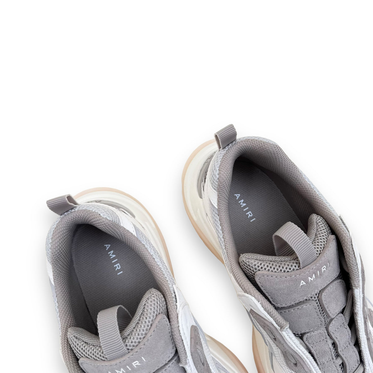 AMIRI BONE RUNNER SNEAKER OFF-WHITE / GREY UK10