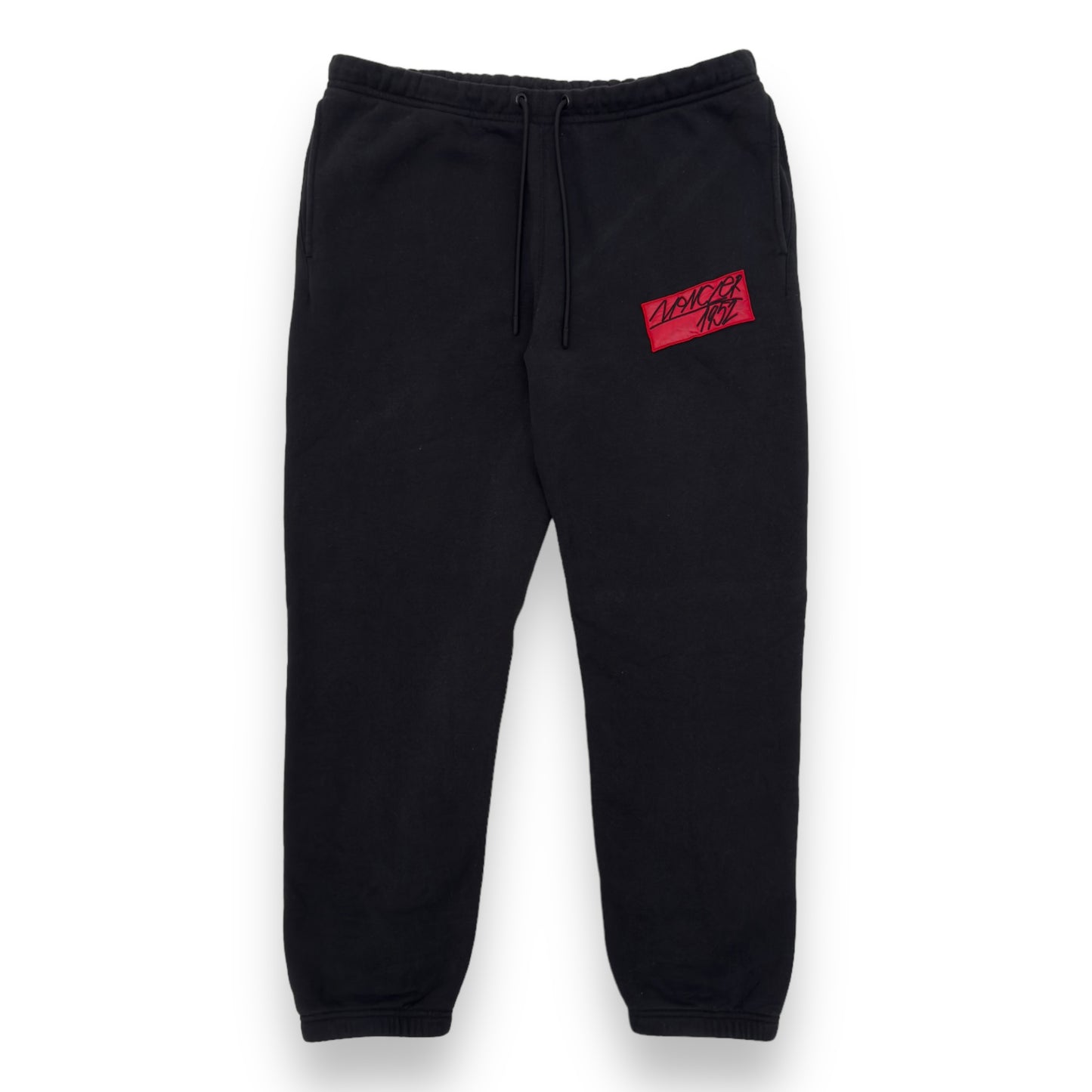 MONCLER GENIUS 1952 SWEATPANTS BLACK / RED L