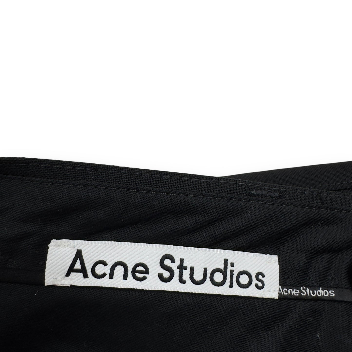 ACNE STUDIOS PRINTED SUIT TROUSERS BLACK M