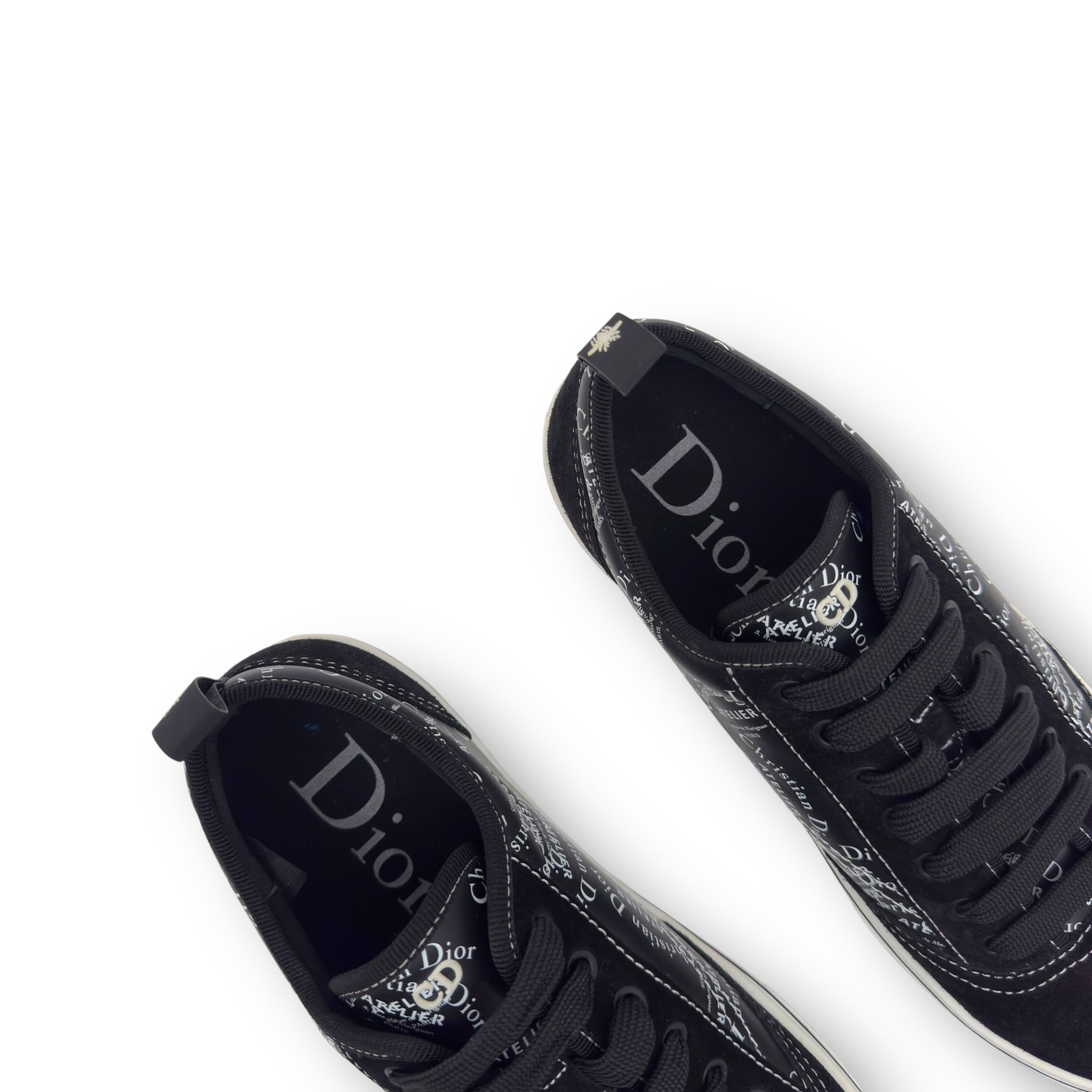 CHRISTIAN DIOR HOMME B11 ATELIER PRINT SNEAKER BLACK / WHITE EU42.5 / UK8.5