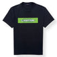 LOUIS VUITTON LOGO PRINT T-SHIRT BLACK / GREEN L