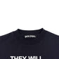 PALM ANGELS LOGO T-SHIRT BLACK / WHITE / YELLOW M