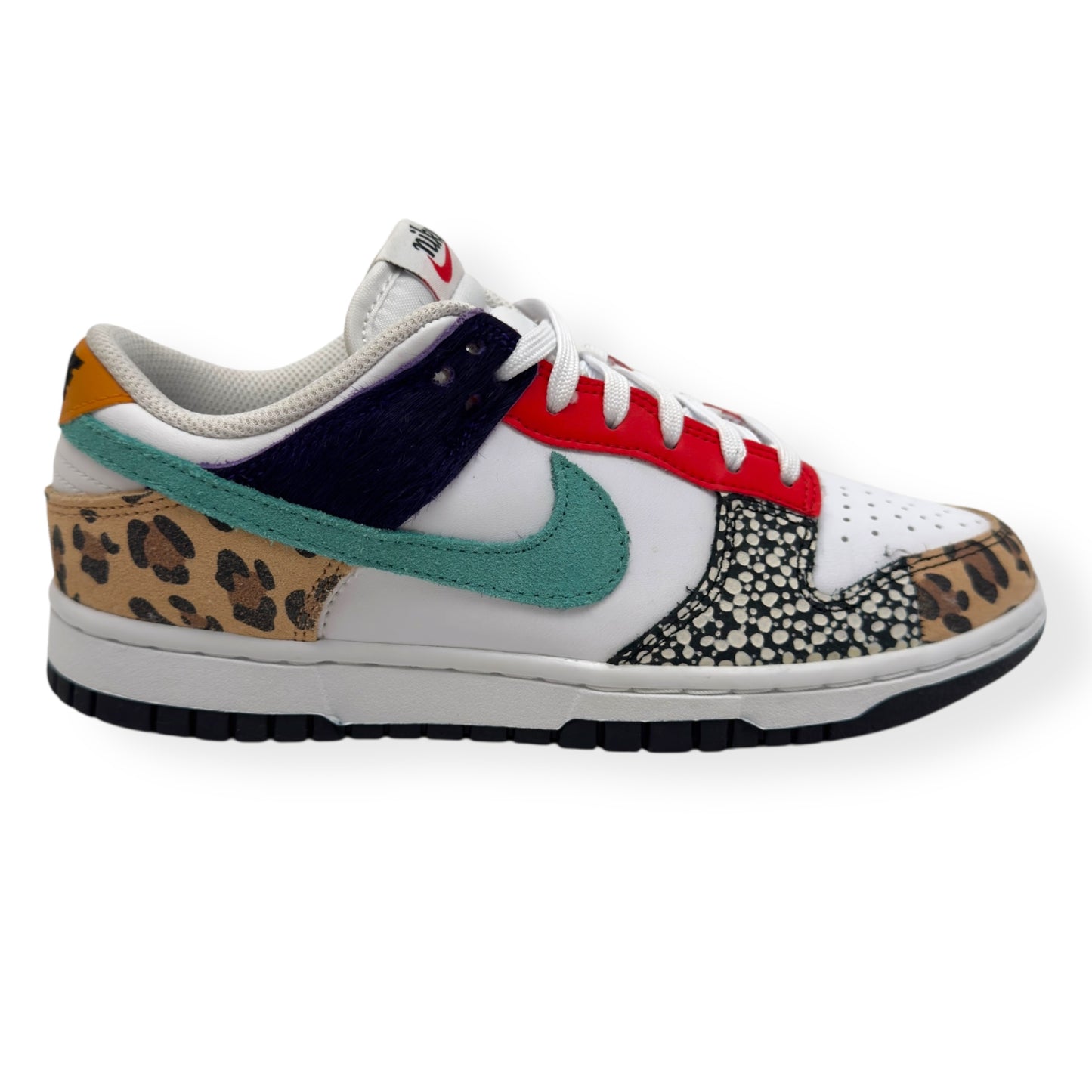 NIKE DUNK LOW TOP SNEAKER SAFARI MIX UK4.5