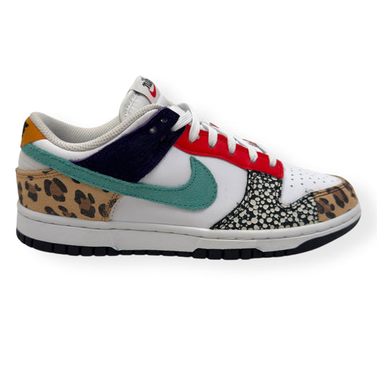 NIKE DUNK LOW TOP SNEAKER SAFARI MIX UK4.5