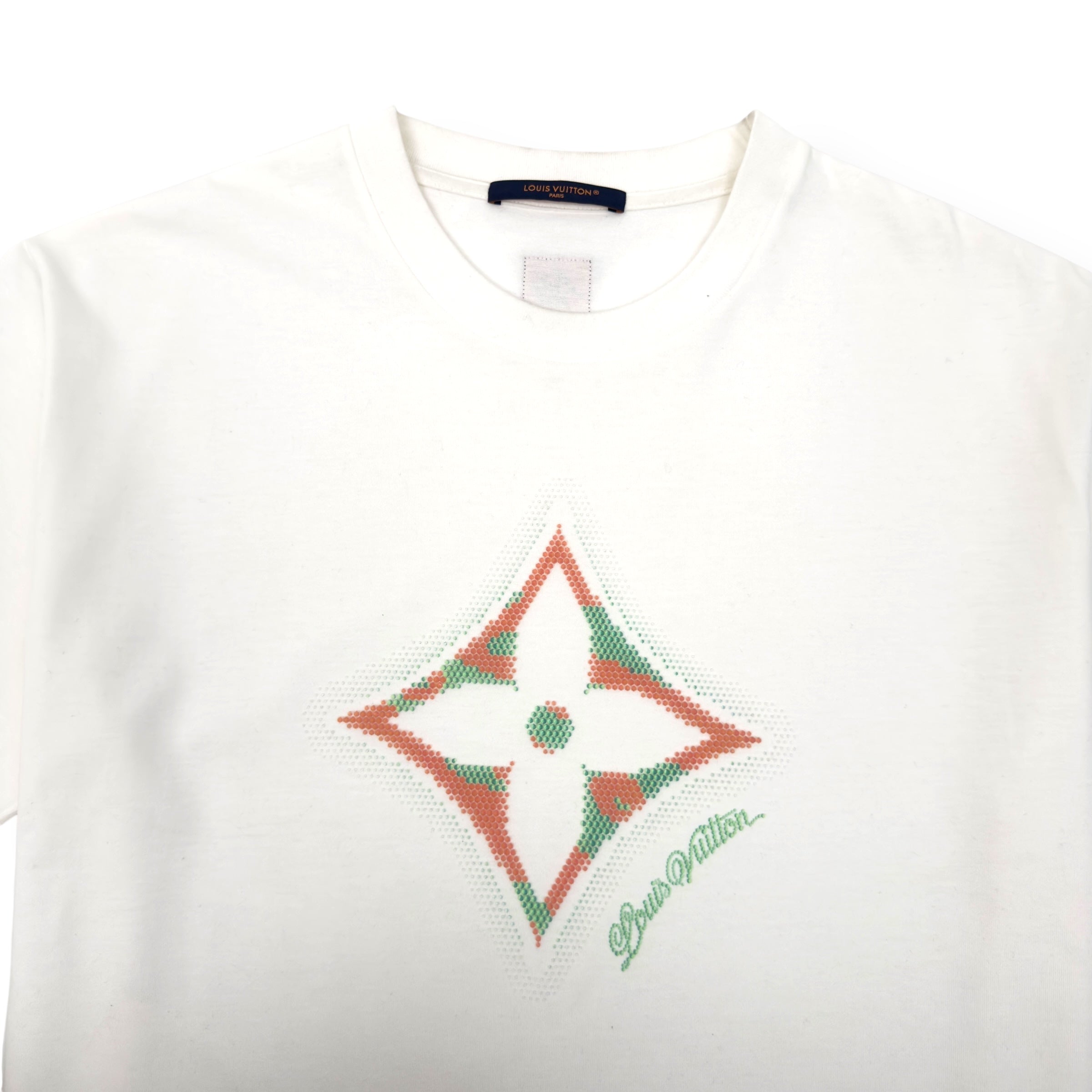 LOUIS VUITTON MONOGRAM FLOWER 3D GRADIENT PRINT T-SHIRT XL