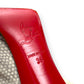 CHRISTIAN LOUBOUTIN 140MM ROCCIA WATER SNAKE BIANCA PUMPS 36 / UK3