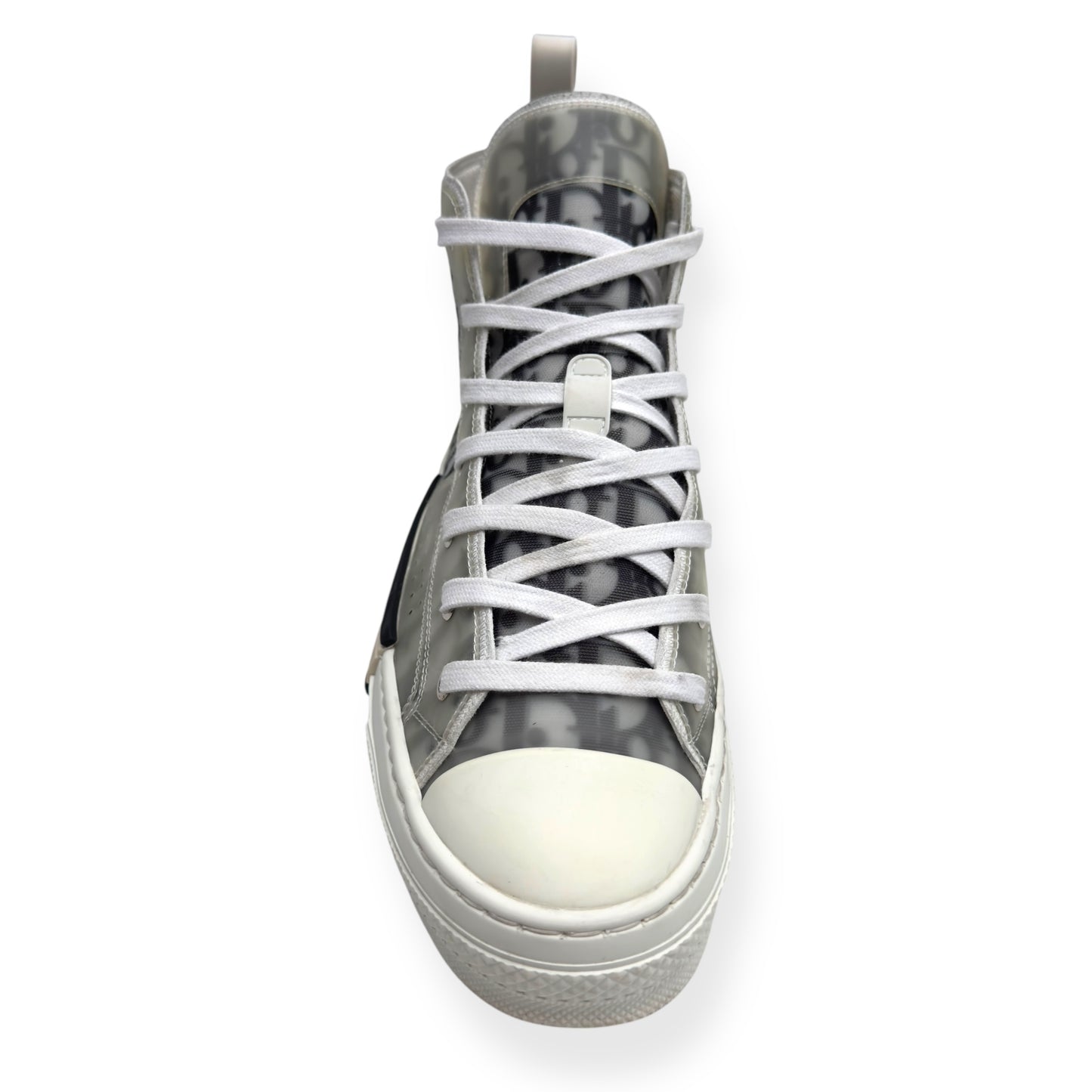 DIOR B23 HIGH TOP SNEAKERS BLACK / WHITE 42 / UK8