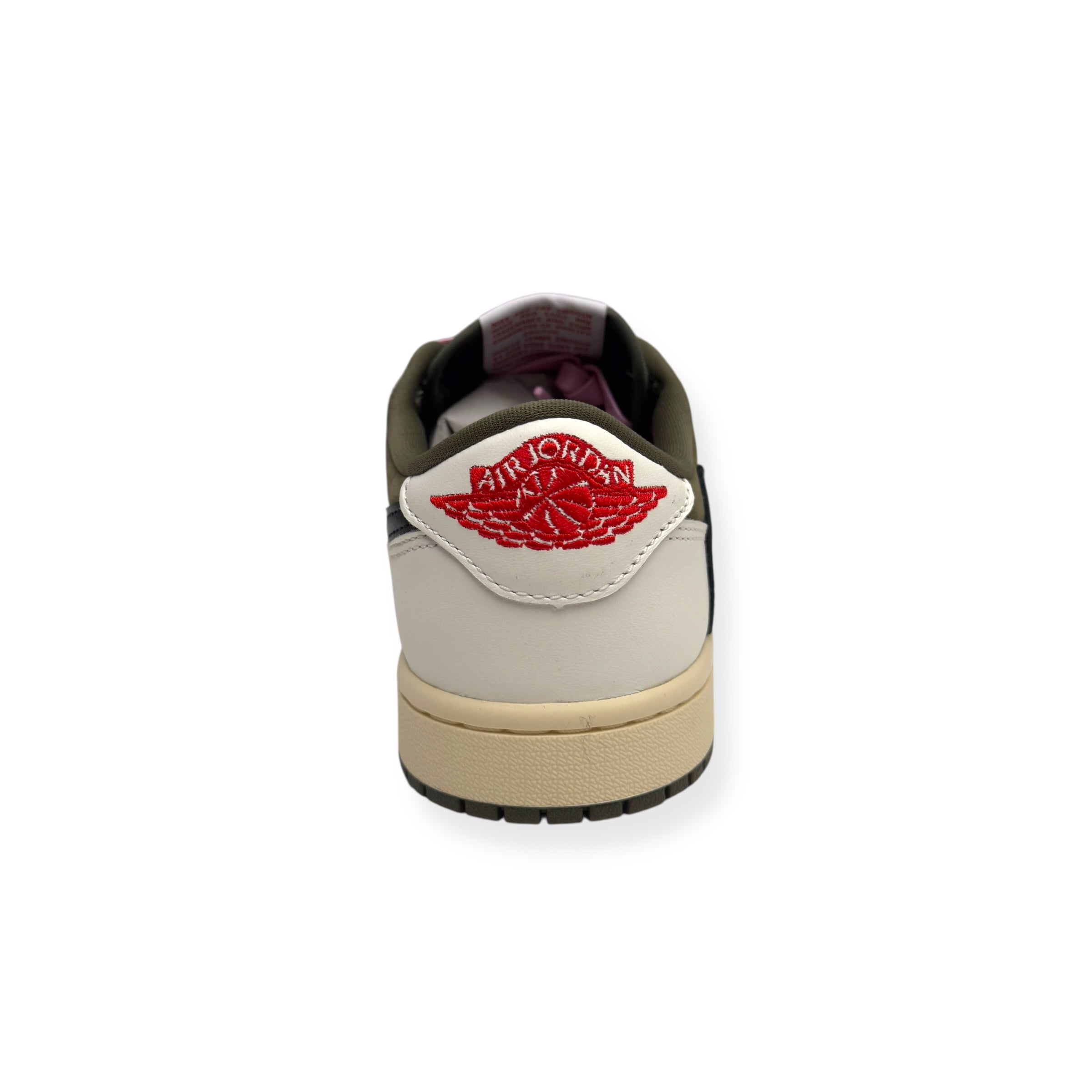 NIKE X TRAVIS SCOTT AIR JORDAN 1 LOW OG SNEAKER MEDIUM OLIVE UK5
