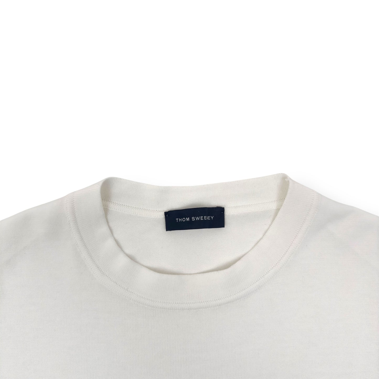 THOM SWEENEY COTTON T-SHIRT WHITE M