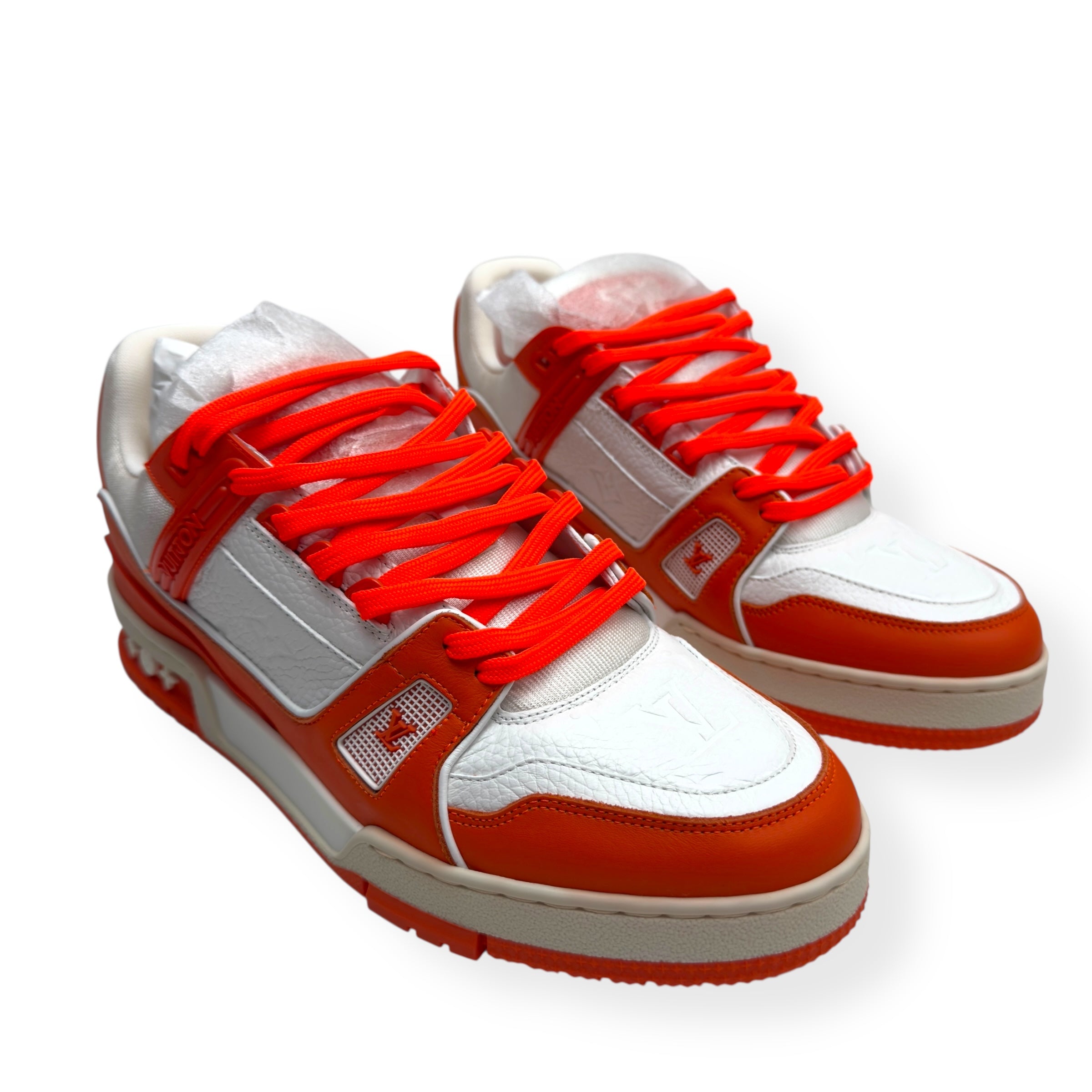 LOUIS VUITTON LV TRAINER LUXURY ORANGE UK8