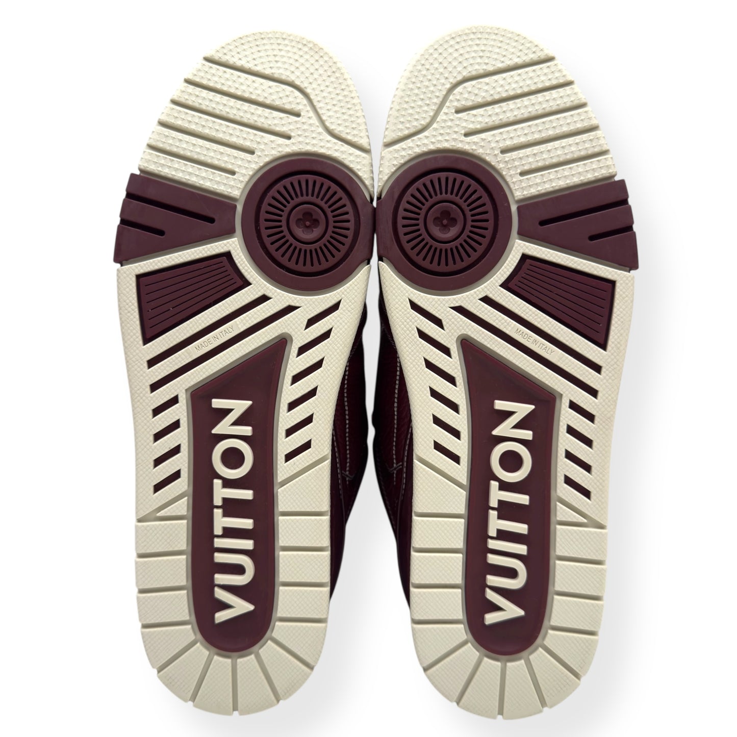 LOUIS VUITTON LV SKATE SNEAKER BORDEAUX RED UK10