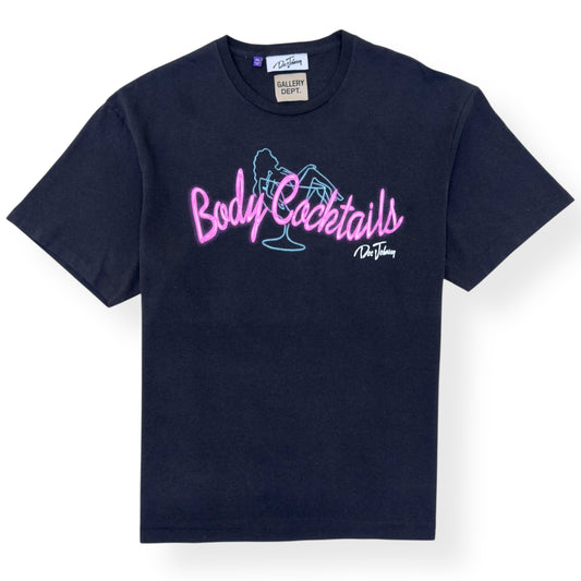GALLERY DEPT. BODY COCKTAILS T-SHIRT BLACK / PINK XL