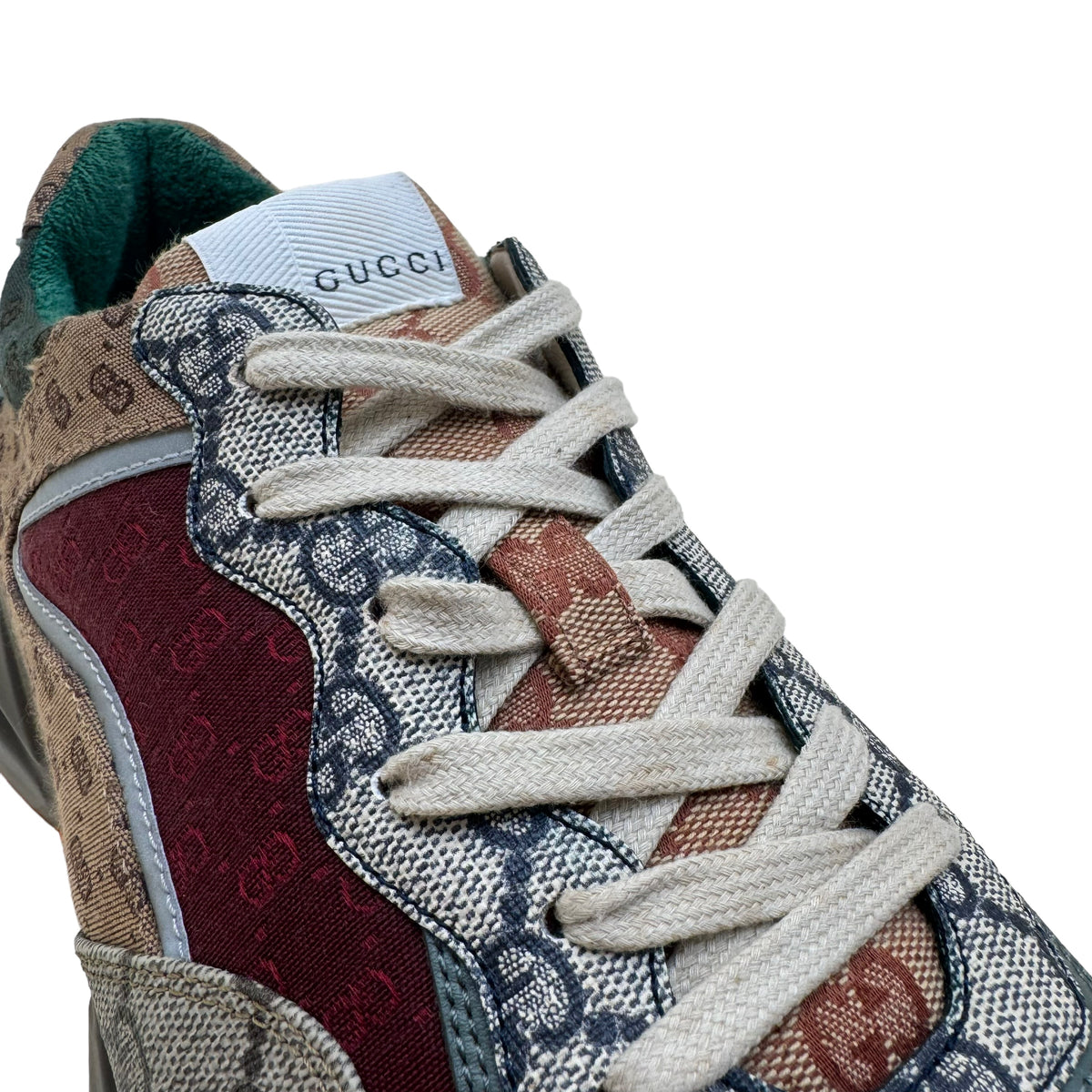 GUCCI RHYTON GG SUPREME SNEAKER BEIGE / ORANGE UK8.5