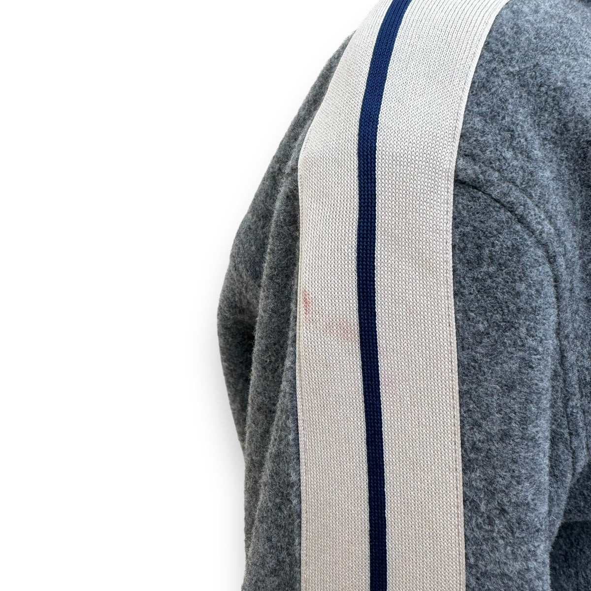 PALM ANGELS WOOL TRACK SHIRT GREY M