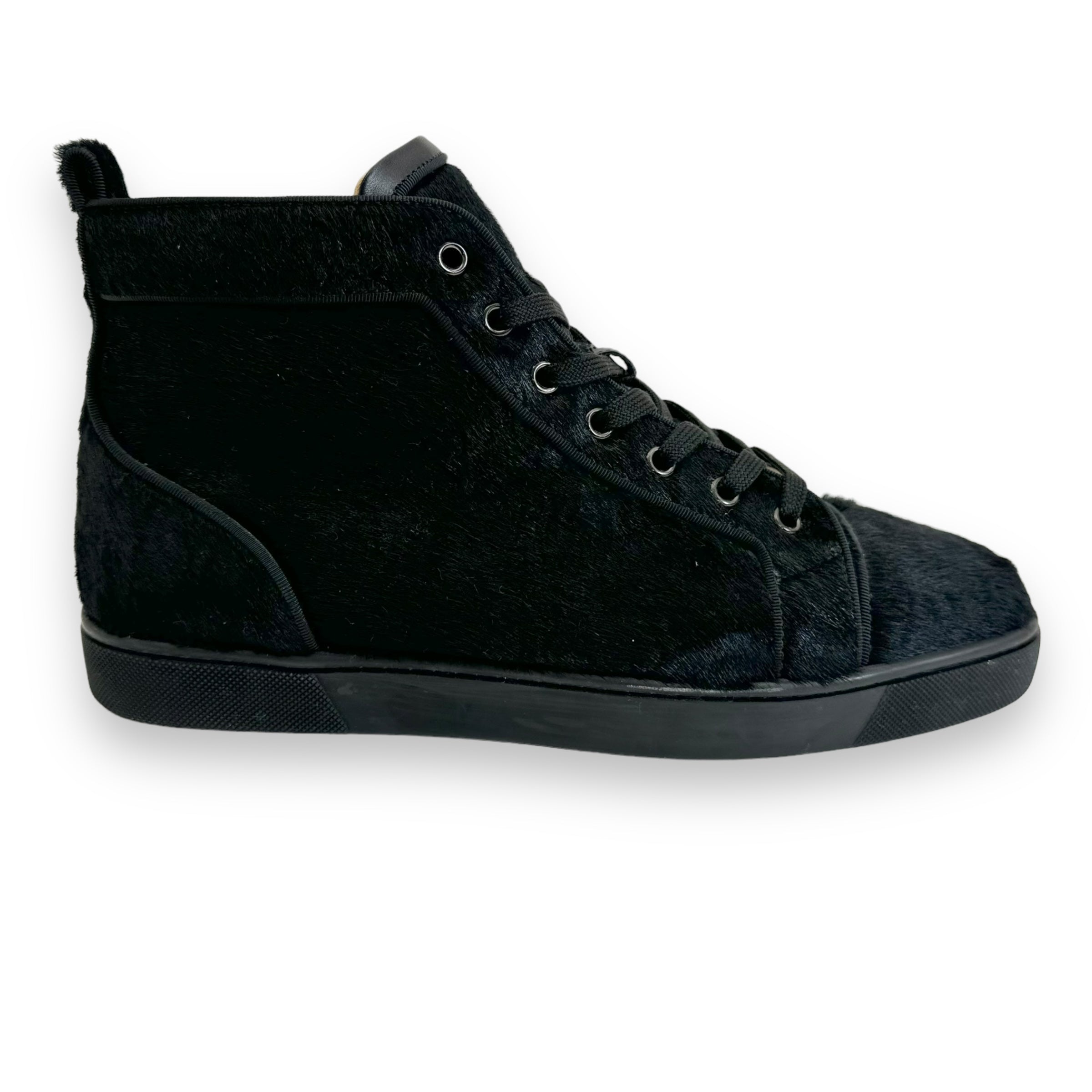 CHRISTIAN LOUBOUTIN LOUIS ORLATO CALFSKIN SNEAKER BLACK UK9