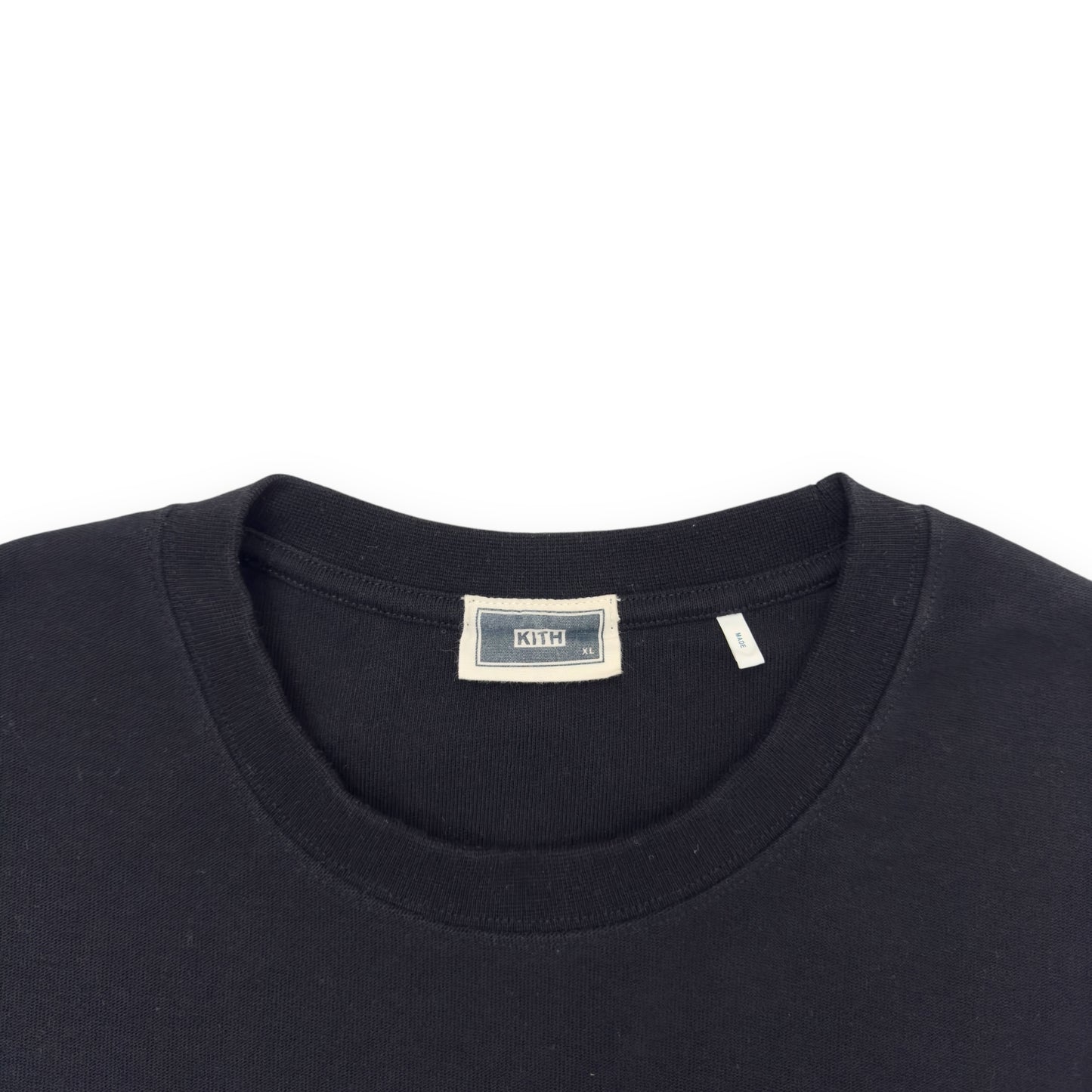 KITH LONG-SLEEVE CREWNECK T-SHIRT BLACK XL