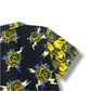 PRADA DOUBLE MATCH BOWLING SHIRT YELLOW / BLACK L
