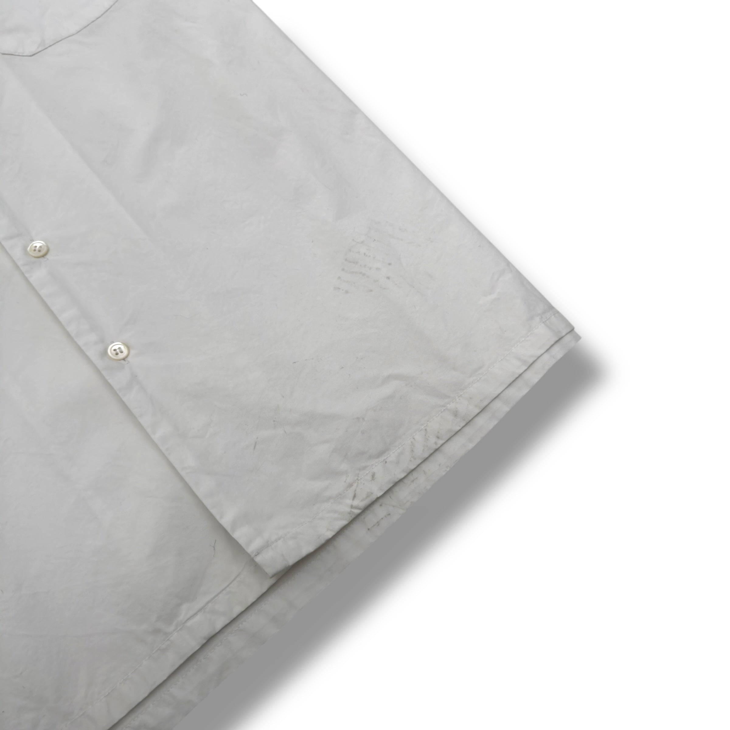 MARNI LOGO-PRINT COTTON SHIRT LILY WHITE 50 / L
