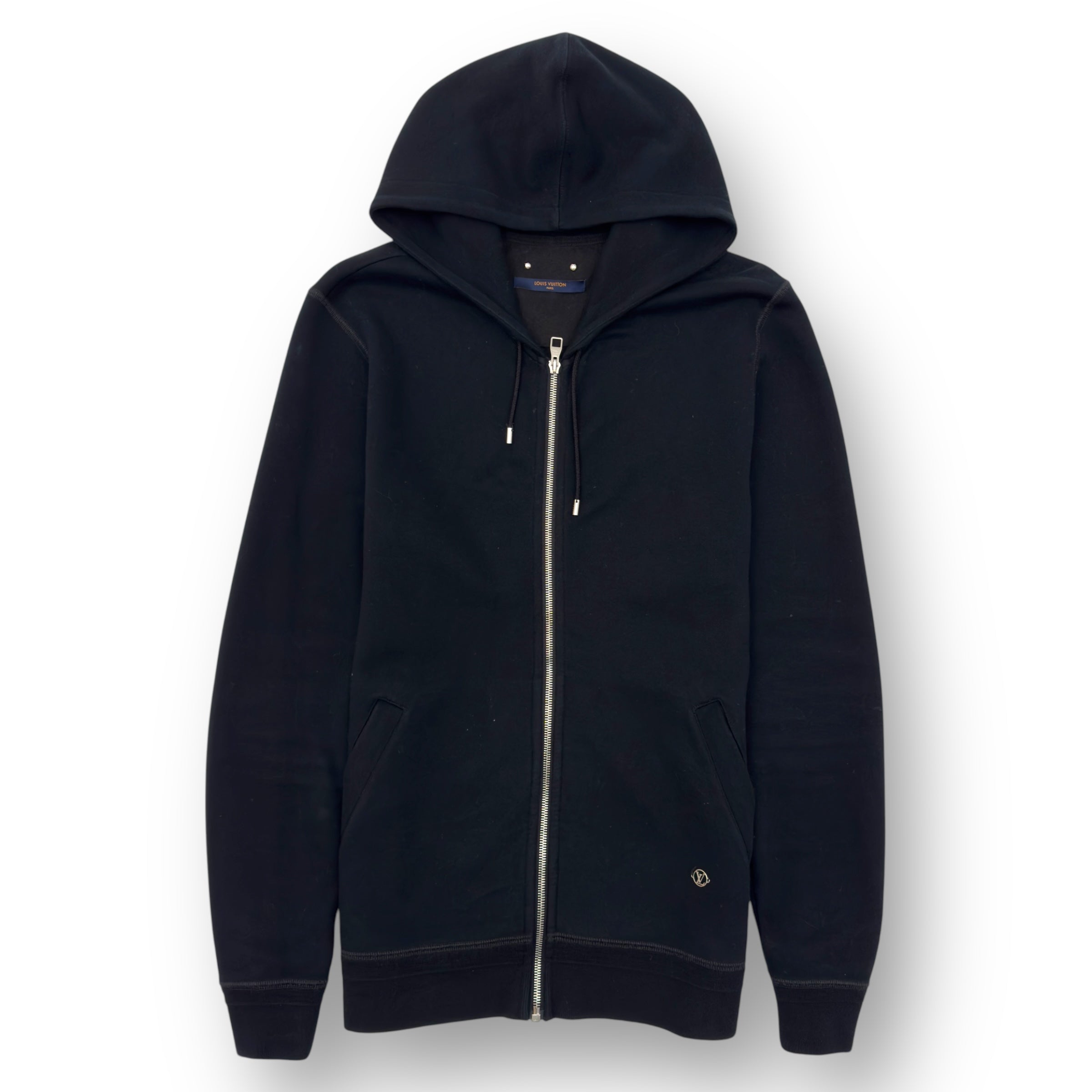 LOUIS VUITTON TRAVEL ZIP UP HOODIE BLACK M
