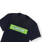 LOUIS VUITTON LOGO PRINT T-SHIRT BLACK / GREEN L