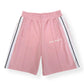 PALM ANGELS TRACK SHORTS PINK / WHITE L