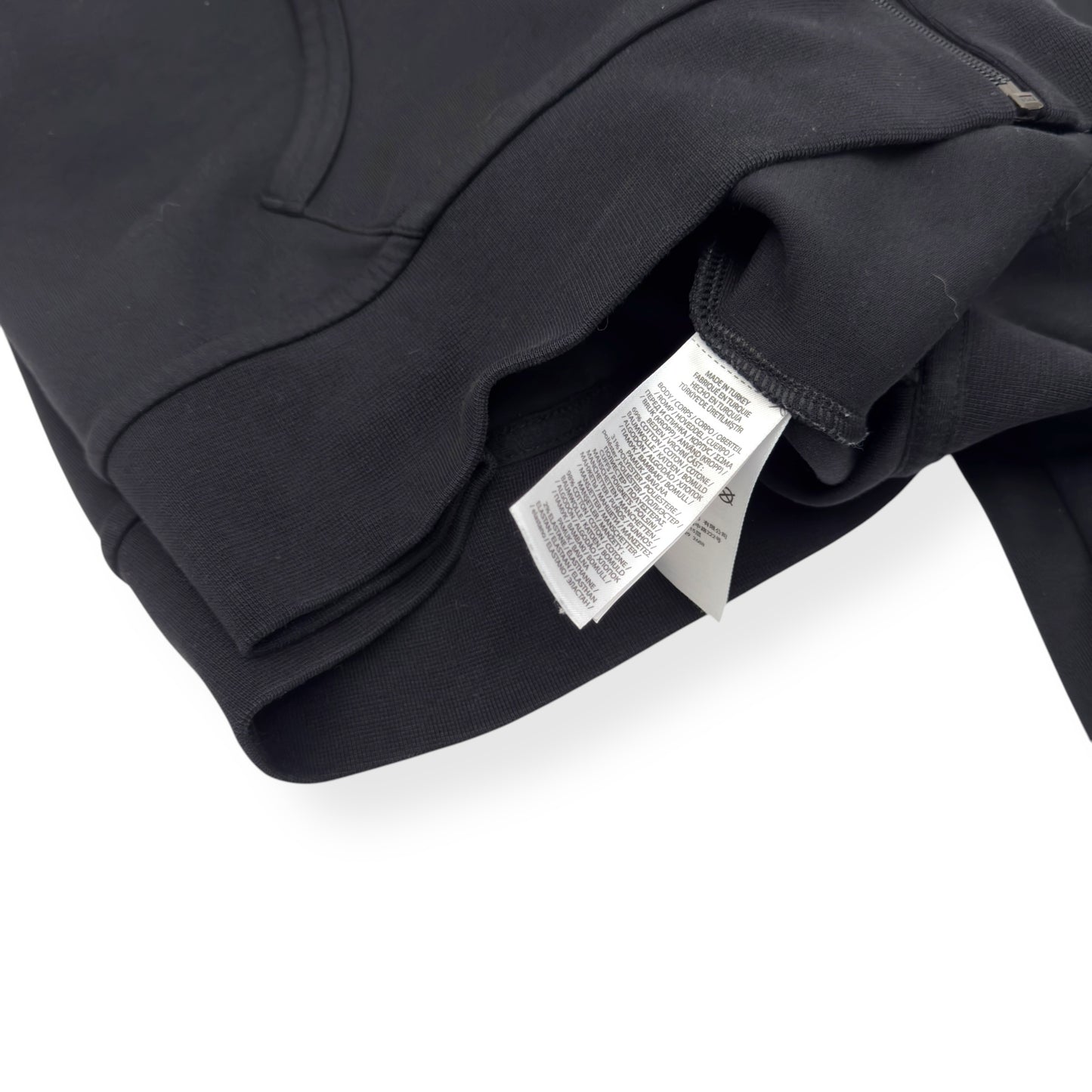 POLO RALPH LAUREN FULL ZIP HOODIE BLACK L