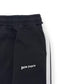 PALM ANGELS WOMENS SWEATPANTS BLACK / WHITE XXS