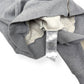 GUCCI TAPE LOGO HOODIE GREY / RED M
