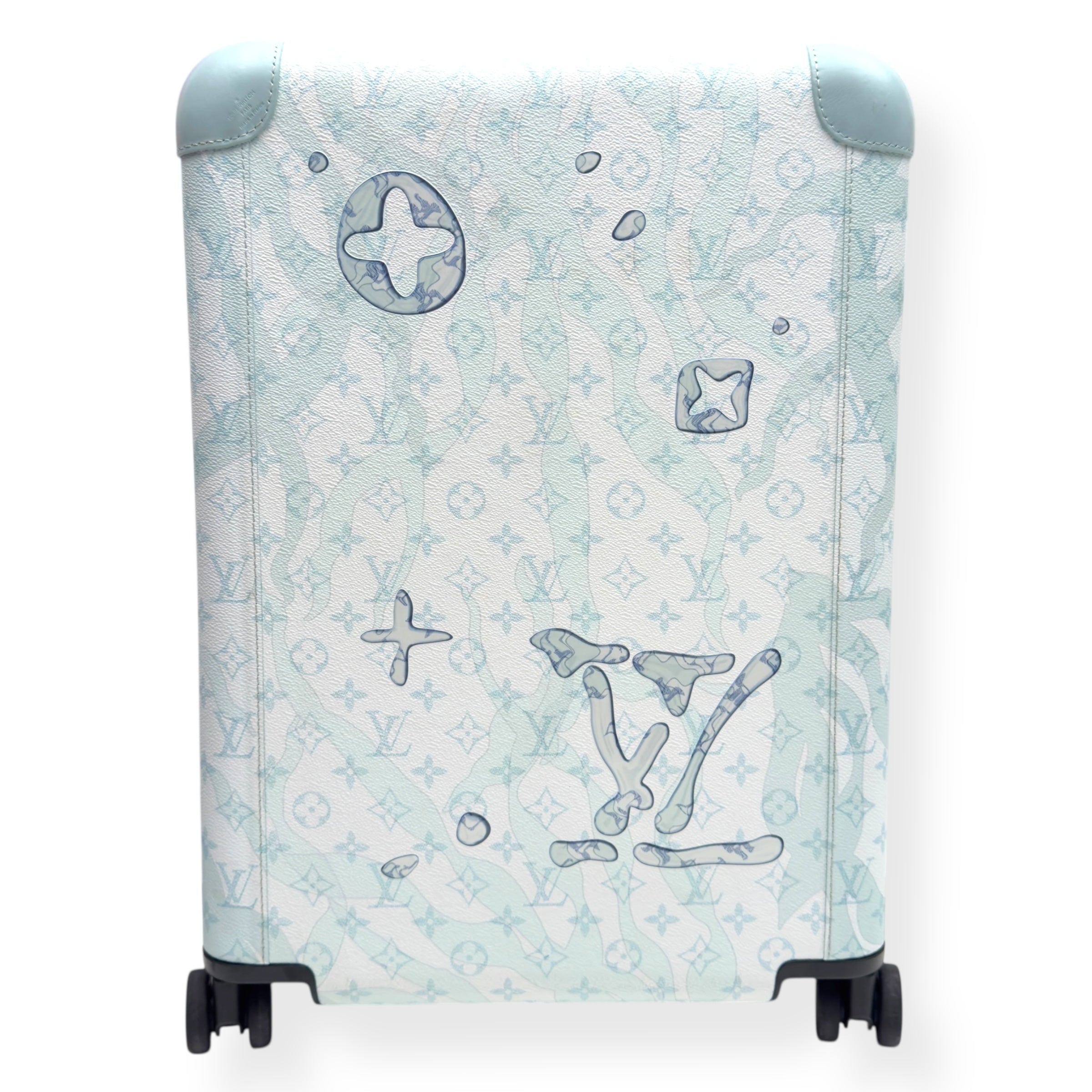 LOUIS VUITTON HORIZON 55 SUITCASE CRYSTAL BLUE M