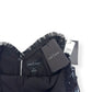 NEEDLES & THREAD SEQUIN RUFFLE PARTY TOP BLACK M
