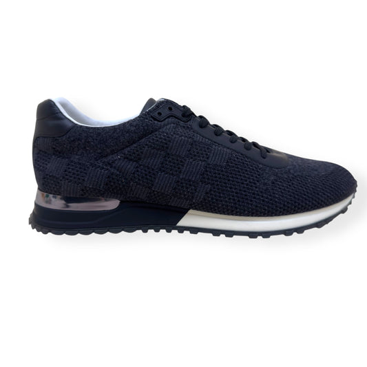 LOUIS VUITTON DAMIER MESH RUN AWAY SNEAKER BLACK UK9.5