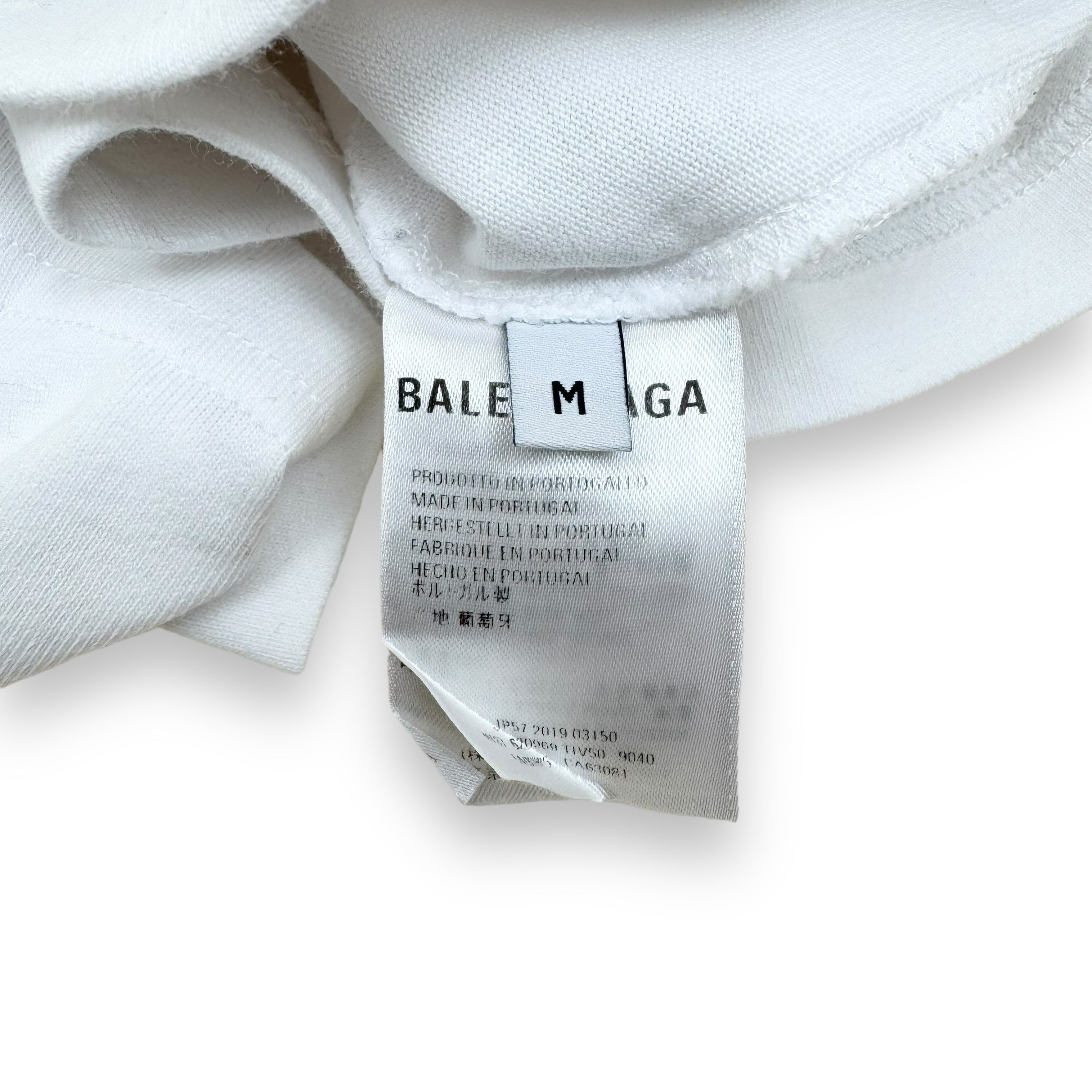 BALENCIAGA SYMBOLIC LOGO T-SHIRT WHITE M