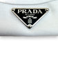 PRADA COTTON TRIANGLE T-SHIRT WHITE XL