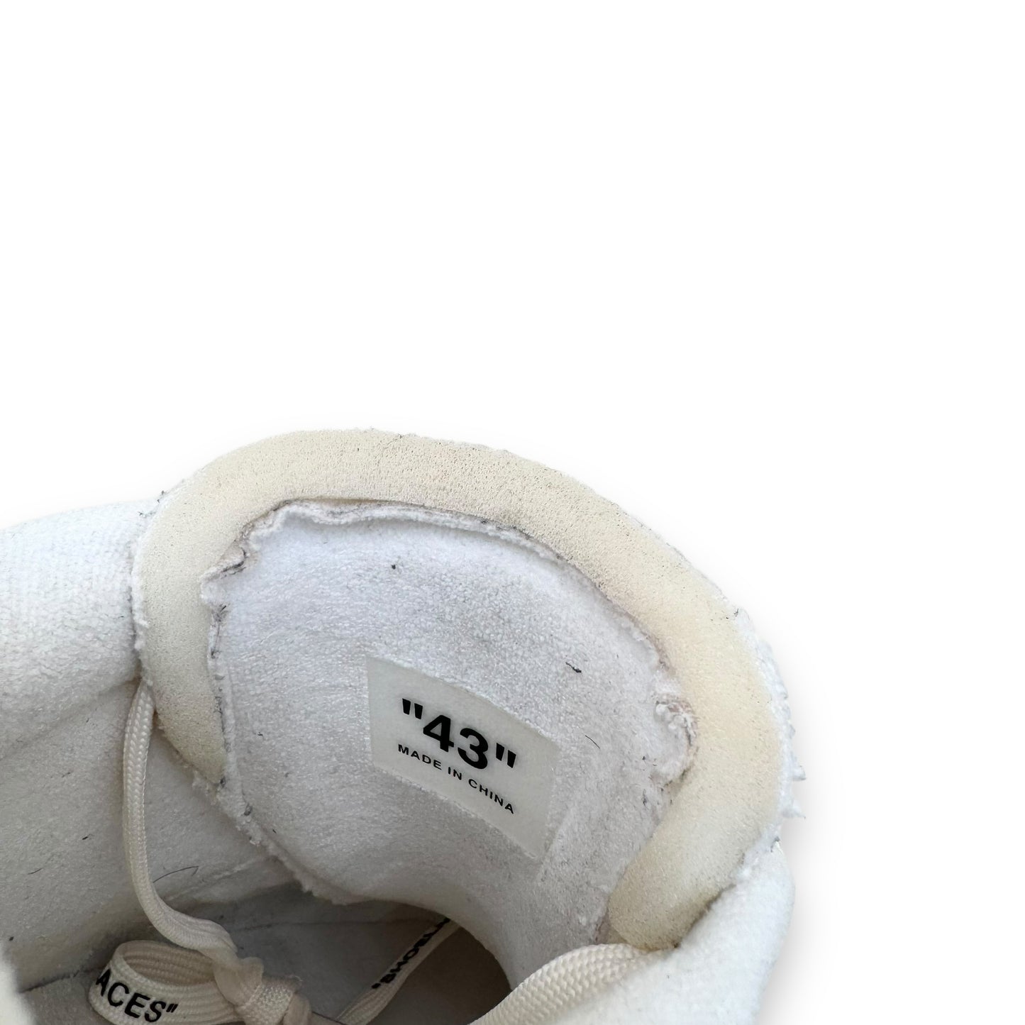 OFF-WHITE OUT OF OFFICE SNEAKER OFF-WHITE UK9