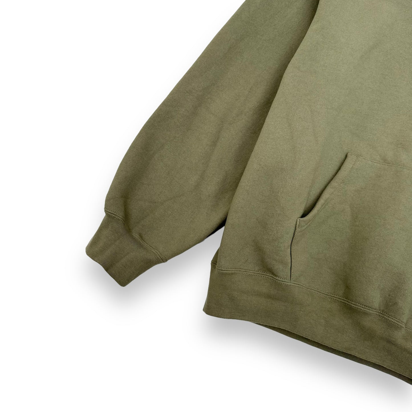 SUPREME SATIN APPLIQUÉ HOODIE OLIVE L