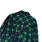 OFF-WHITE OVERSIZED CHECKED SHIRT GREEN M