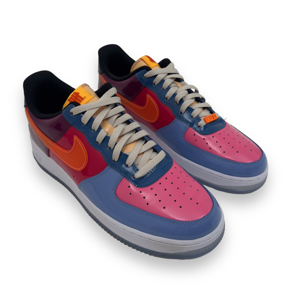 NIKE AIR FORCE 1 LOW X UNDEFEATED SNEAKER TOTAL ORANGE UK10.5