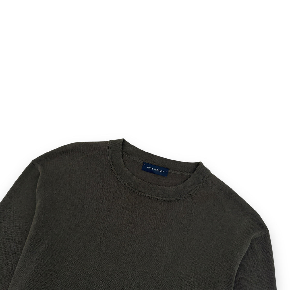 THOM SWEENEY COTTON LONG SLEEVE T-SHIRT GREEN M
