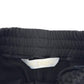 PALM ANGELS WOMENS STRAIGHT LEG TARCK PANTS BLACK / WHITE XS
