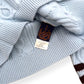 LOUIS VUITTON WOOL / MOHAIR V-NECK JUMPER BLUE / BROWN XL