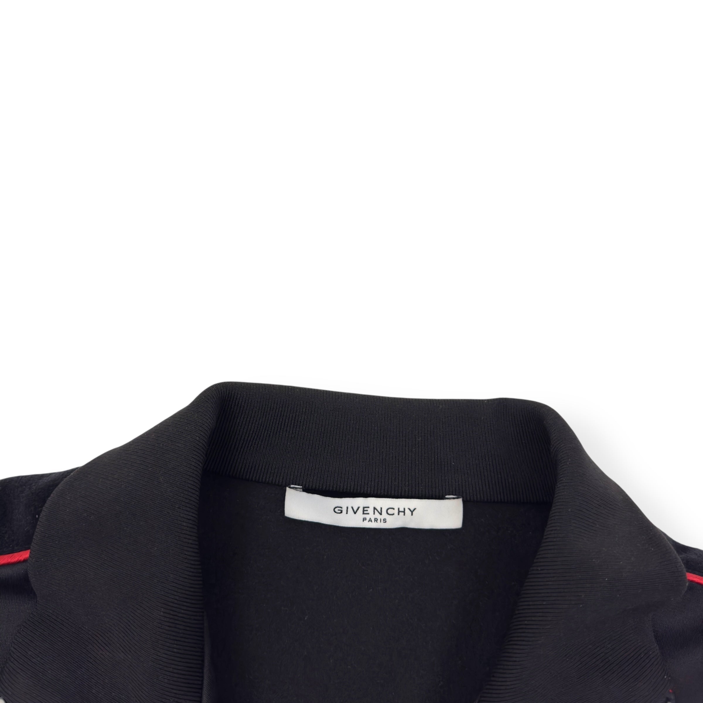 GIVENCHY TRACK JACKET BLACK / RED XL