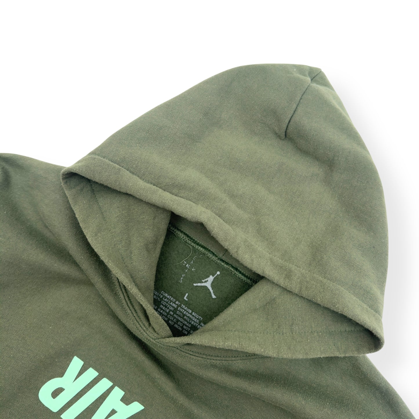 TRAVIS SCOTT X JORDAN CACTUS JACK HIGHEST HOODIE OLIVE L