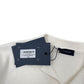 THOM SWEENEY LONG-SLEEVE SS24 SKIPPER POLO SHIRT MILK WHITE L