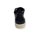 RICK OWENS JUMBO LACE LEATHER SNEAKER BLACK / MILK 41.5 / UK7.5