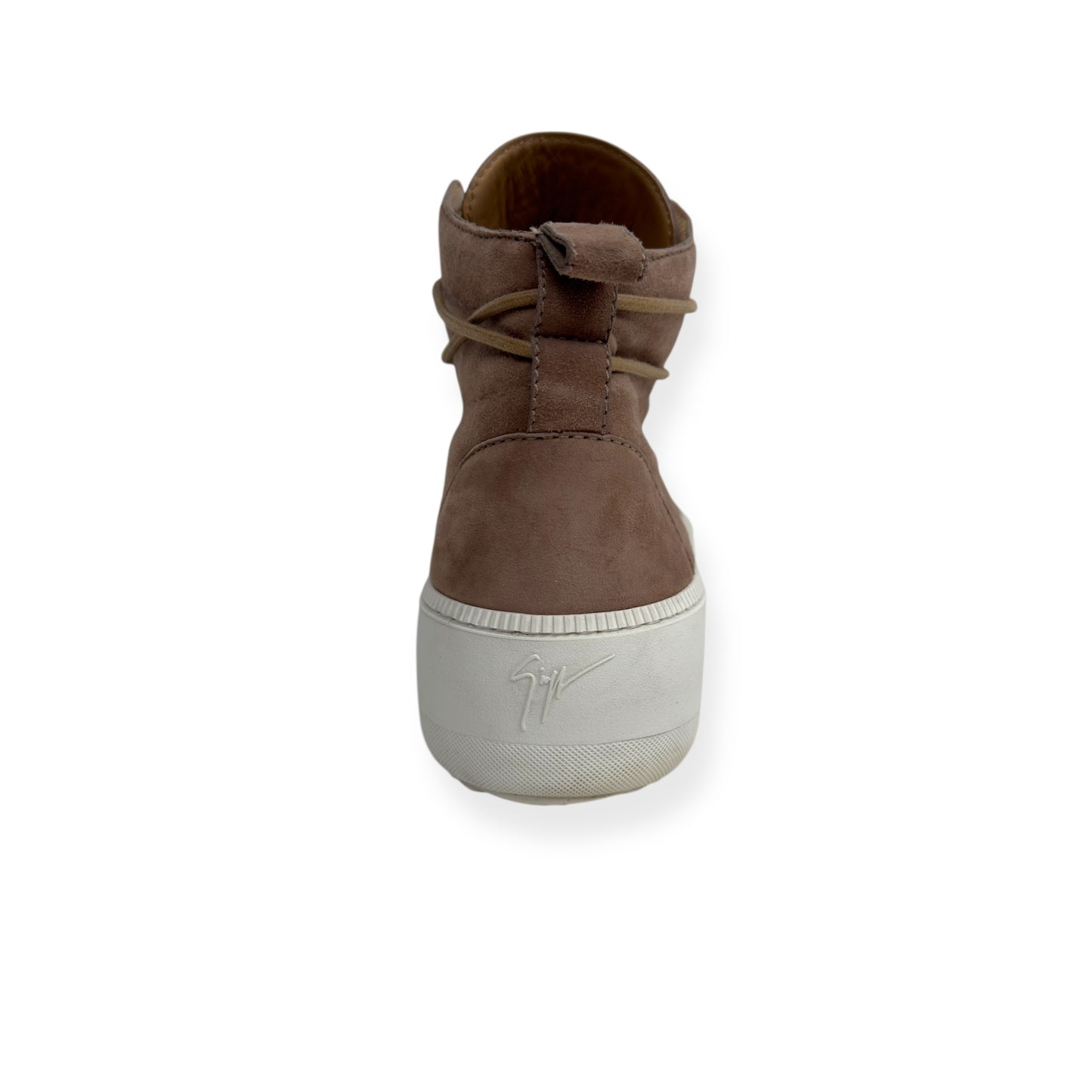 GIUSEPPE ZANOTTI CAFFELATTE ZOLA SUEDE SNEAKER BEIGE UK8