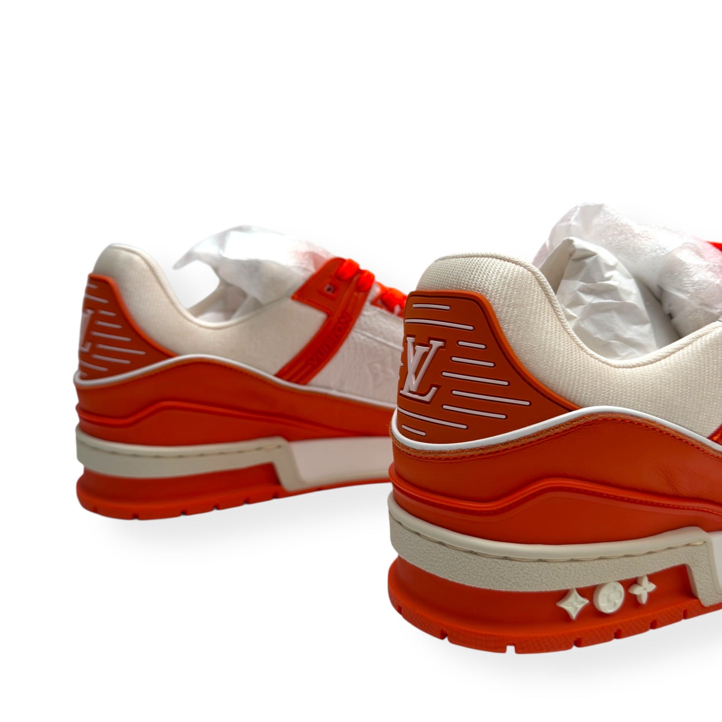 LOUIS VUITTON LV TRAINER LUXURY ORANGE UK8