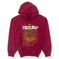 SP5DER SP5 HOODIE MAROON XL